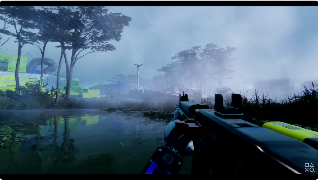 Marathon Helios Array long range combat high ground orbital platform gameplay