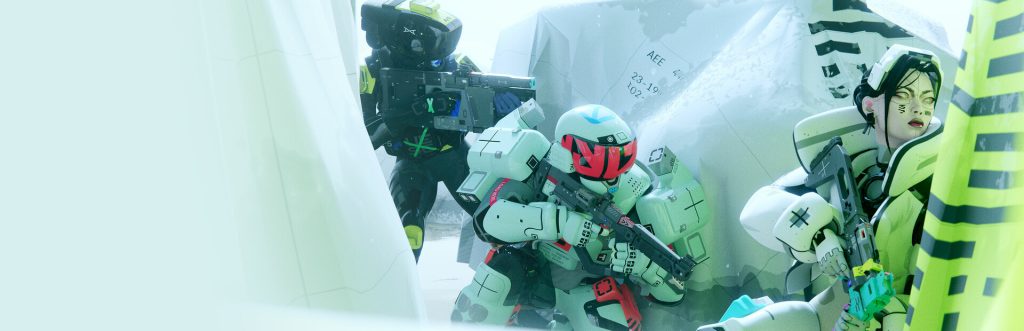 Marathon beginner guide — official Bungie key art showing sci-fi extraction shooter gameplay with Runner Shell