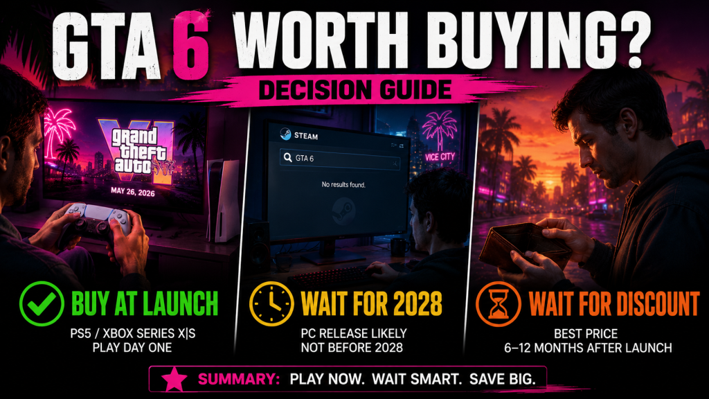 Is GTA 6 worth buying at launch decision guide by player type