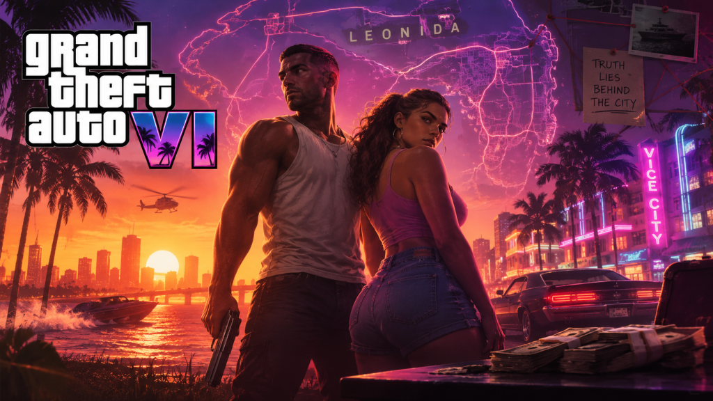 GTA 6 story Jason and Lucia Bonnie and Clyde crime couple
